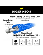 DR HI-DEF NEON Blue 45-105 Cuerdas Bajo Eléctrico Medium | Azul