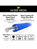 Dr Neon™ Blue 10-46 Cuerdas Guitarra Eléctrica Medium | Azul