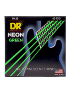 Dr Neon™ Ngb-45 Cuerdas Bajo Eléctrico 4 Cuerdas Neón Green 45-105 Medium Color: Verde