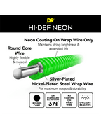 Dr Neon™ Ngb5-45 Cuerdas Bajo Eléctrico 5 Cuerdas Neón Green 45-125 Medium Color: Verde
