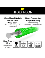 Dr Neon™ Green 10-46 Cuerdas Guitarra Eléctrica | Verde