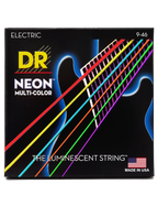 DR NEON™ Multi-Color 9-46 Cuerdas Guitarra Eléctrica Light-Medium