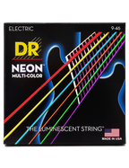 DR NEON™ Multi-Color 9-46 Cuerdas Guitarra Eléctrica Light-Medium