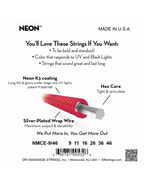 DR NEON™ Multi-Color 9-46 Cuerdas Guitarra Eléctrica Light-Medium