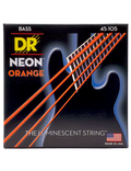 DR HI-DEF NEON™ Orange 45-105 Cuerdas Bajo Eléctrico Medium | Naranjo
