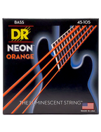 DR HI-DEF NEON™ Orange 45-105 Cuerdas Bajo Eléctrico Medium | Naranjo