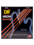 DR Hi-DEF NEON™ Orange 45-125 Cuerdas Bajo Eléctrico 5 Cuerdas Medium | Naranjo