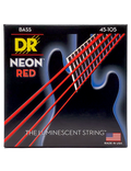 DR HI-DEF NEON™ Red 45-105 Cuerdas Bajo Eléctrico Medium | Rojo