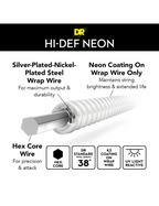 DR HI-DEF NEON™ WHITE 10-46 Cuerdas Guitarra Eléctrica | Blanco