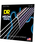 DR HI-DEF NEON™ WHITE 10-46 Cuerdas Guitarra Eléctrica | Blanco