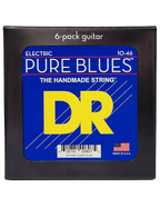 DR PURE BLUES™ 10-46 6Pack Cuerdas Guitarra Eléctrica Medium Nickel