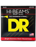 DR HI-BEAMS 45-105 Escala Corta Cuerdas Bajo Eléctrico Medium