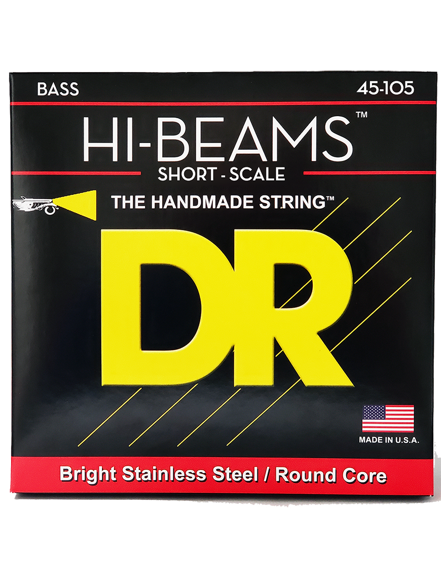 DR HI-BEAMS 45-105 Escala Corta Cuerdas Bajo Eléctrico Medium