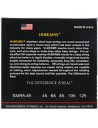 DR HI-BEAMS 45-125 Escala Corta Cuerdas Bajo Eléctrico 5 Cuerdas Medium