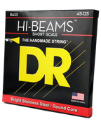 DR HI-BEAMS 45-125 Escala Corta Cuerdas Bajo Eléctrico 5 Cuerdas Medium