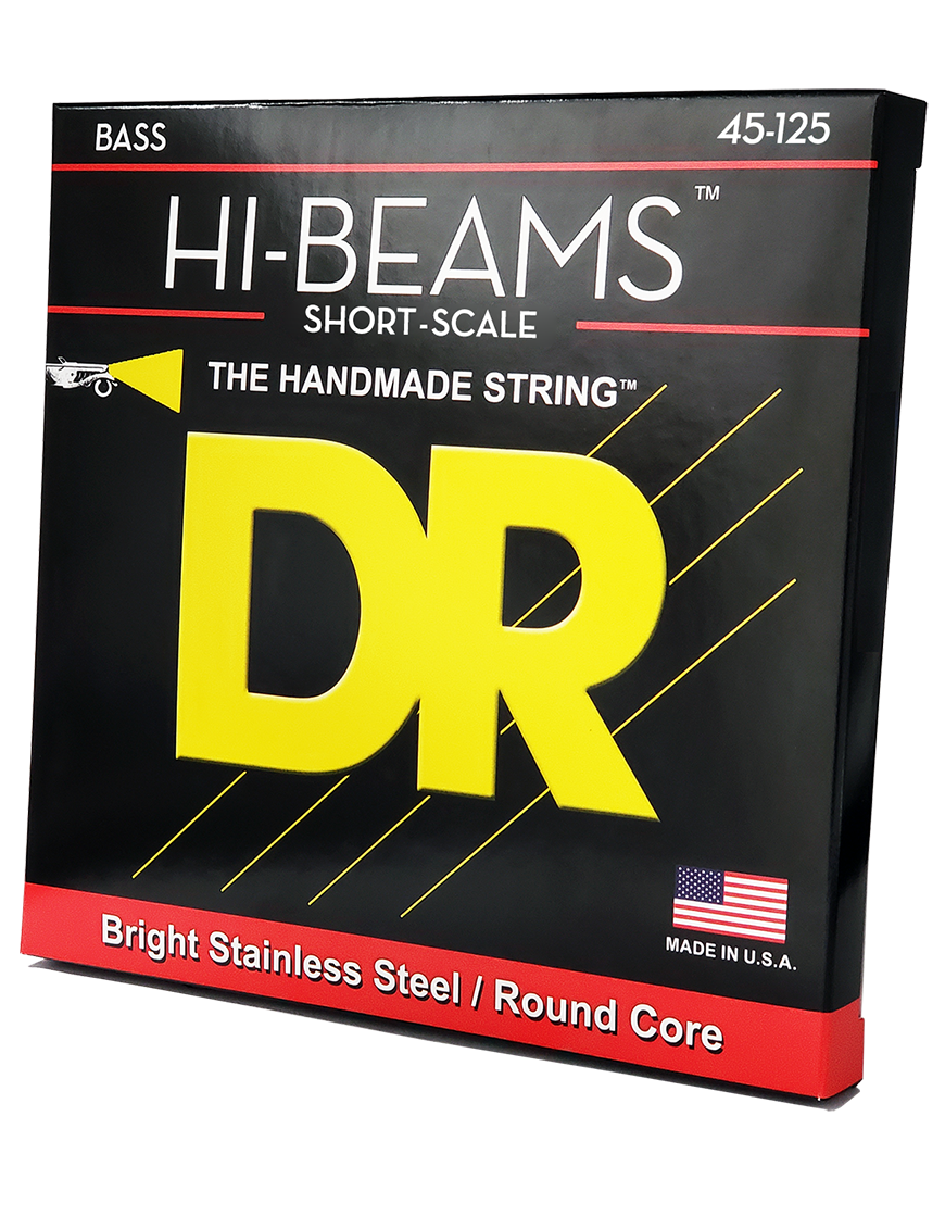 DR HI-BEAMS 45-125 Escala Corta Cuerdas Bajo Eléctrico 5 Cuerdas Medium