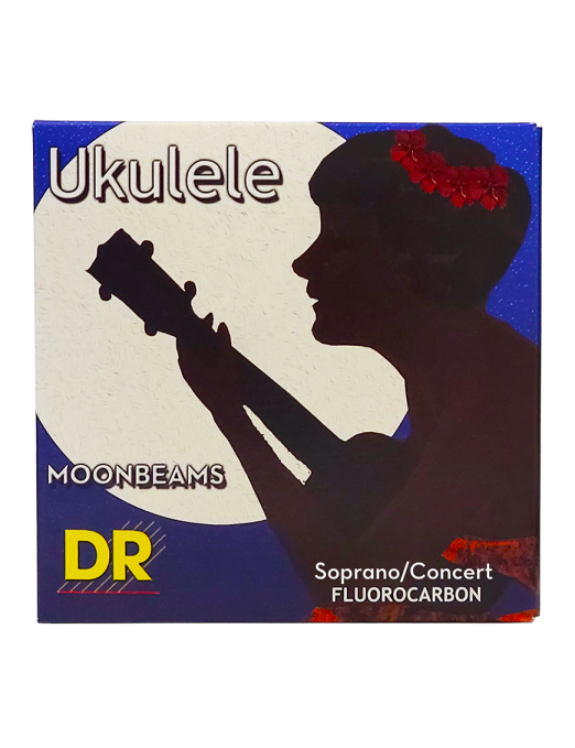 DR MOONBEAMS Cuerdas Ukelele Soprano/Concierto Flurocarbon