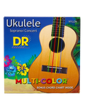 DR MULTI-COLOR™ Cuerdas Ukelele Soprano/Concierto