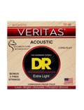 DR VERITAS™ 10-48 Cuerdas Guitarra Acústica Extra Light Phosphor Bronze Extra: 2 Cuerdas