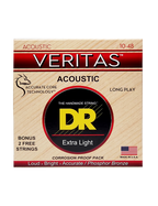 DR VERITAS™ 10-48 Cuerdas Guitarra Acústica Extra Light Phosphor Bronze Extra: 2 Cuerdas