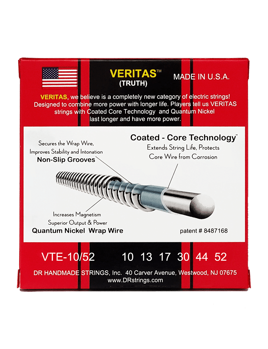 Dr Veritas™ Vte-10 Cuerdas Guitarra Eléctrica 6 Cuerdas 10-46 Medium Extra: 3 Cuerdas