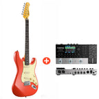 Donner DST-600 Guitarra eléctrica con funda EC6800