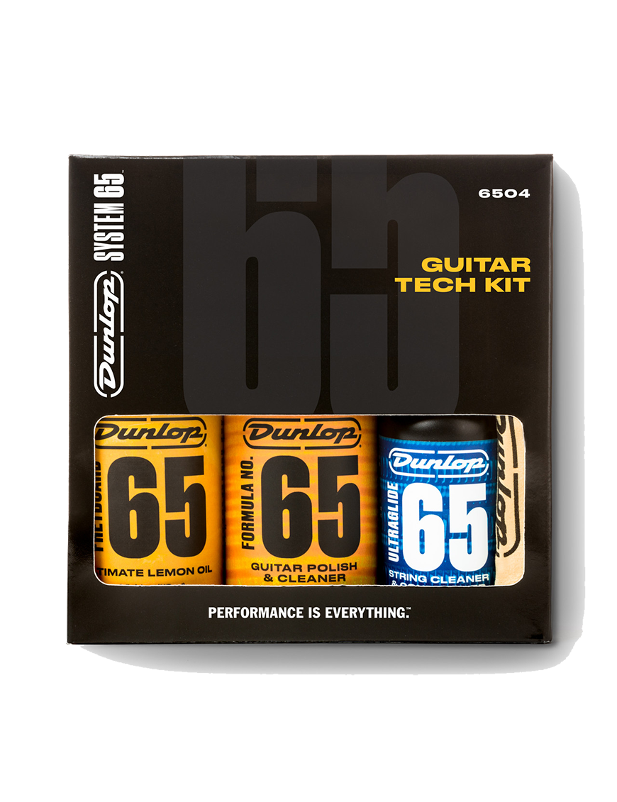 Dunlop® 6504 Limpieza Pulido Guitarra/Bajo FORMULA 65™ Kit Tech Set: 6 Unidades