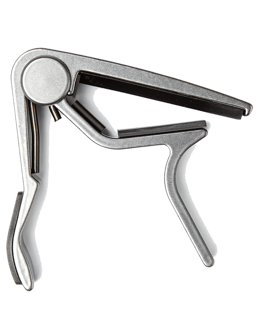 Dunlop 84fs Cejillo Capo Guitarra Acústica Trigger Plano | Color: Humo