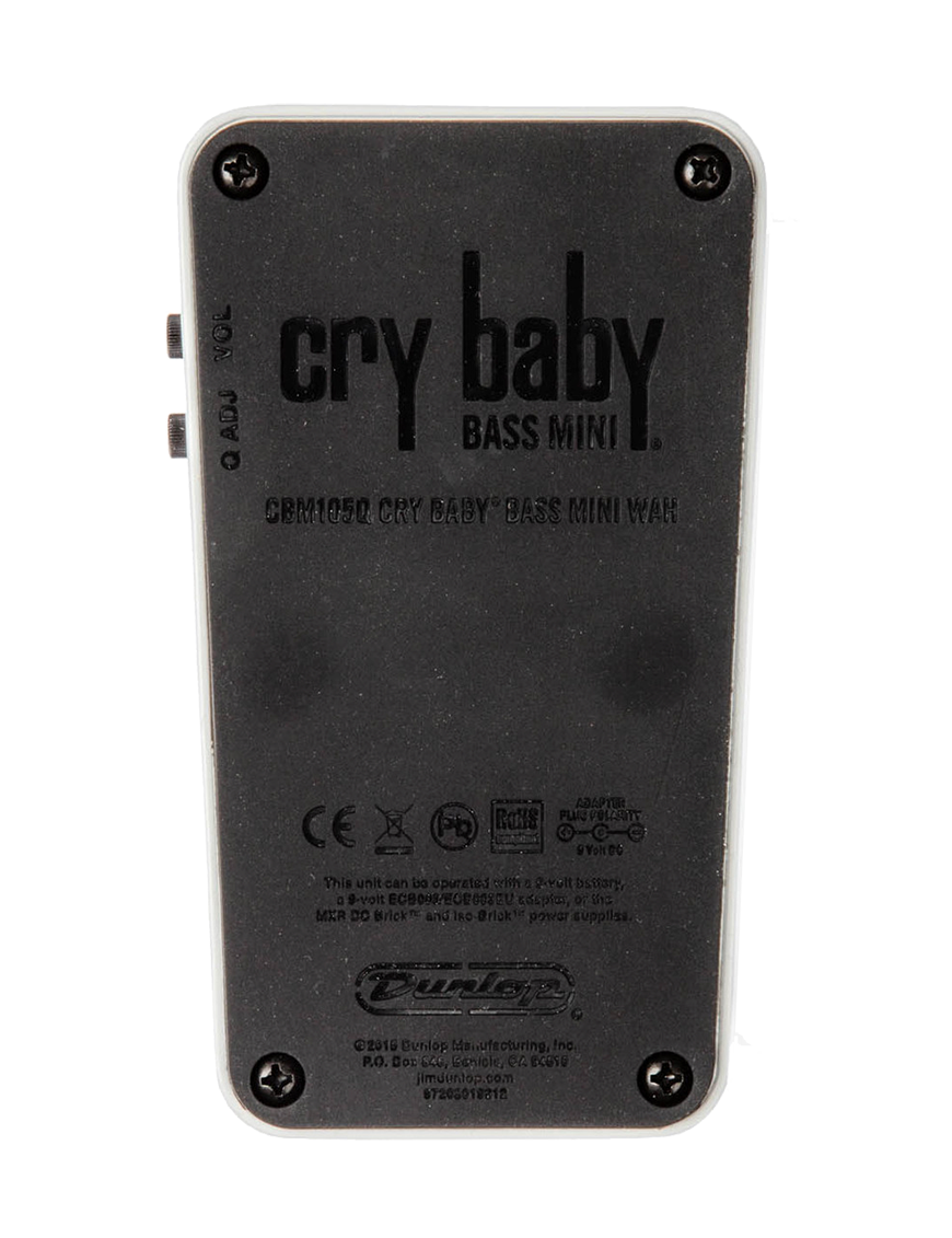 Dunlop® CBM105Q Pedal Bajo Cry Baby® Mini Wah