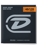 Dunlop® DBN 40-120 Cuerdas Bajo Eléctrico 5 Cuerdas Light Níquel Wound