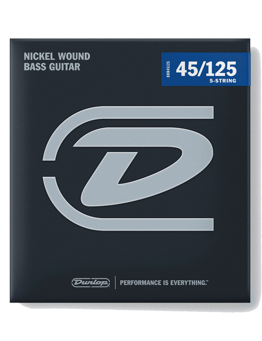 Dunlop® Dbn-45-125 Cuerdas Bajo Eléctrico 5 Cuerdas Medium Níquel