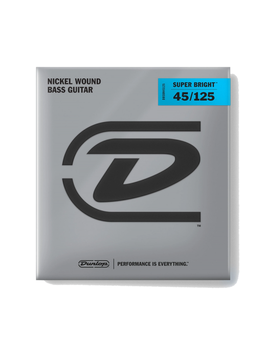 Dunlop® DBSBN-45-125 Cuerdas Bajo Eléctrico 5 Cuerdas SUPER BRIGHT Níquel
