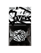 Dunlop Evh White Black Uñetas Max-Grip Calibre: .60 Mm | Color: Banco Y Negro Bolsa: 6 Unidades