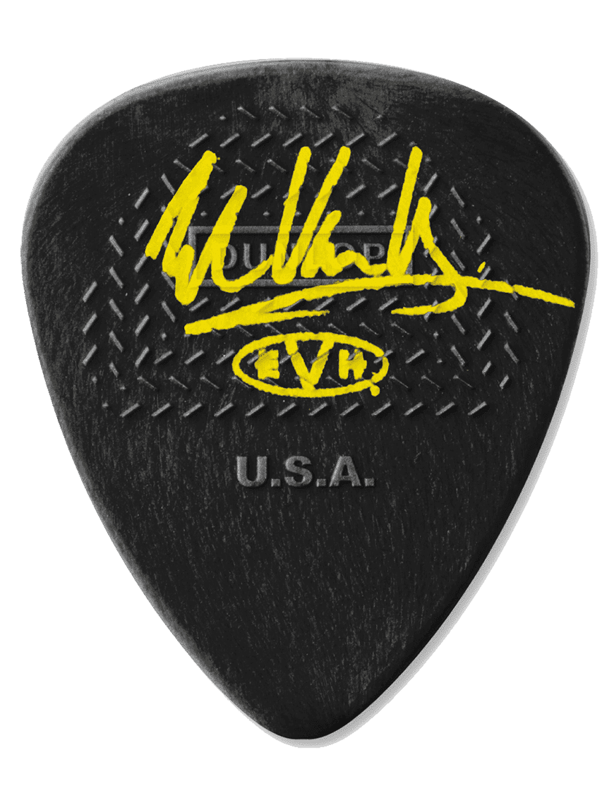 Dunlop Evh Vh Ii Uñetas Max-Grip Calibre: .60 Mm | Color: Amarillo Bolsa: 6 Unidades