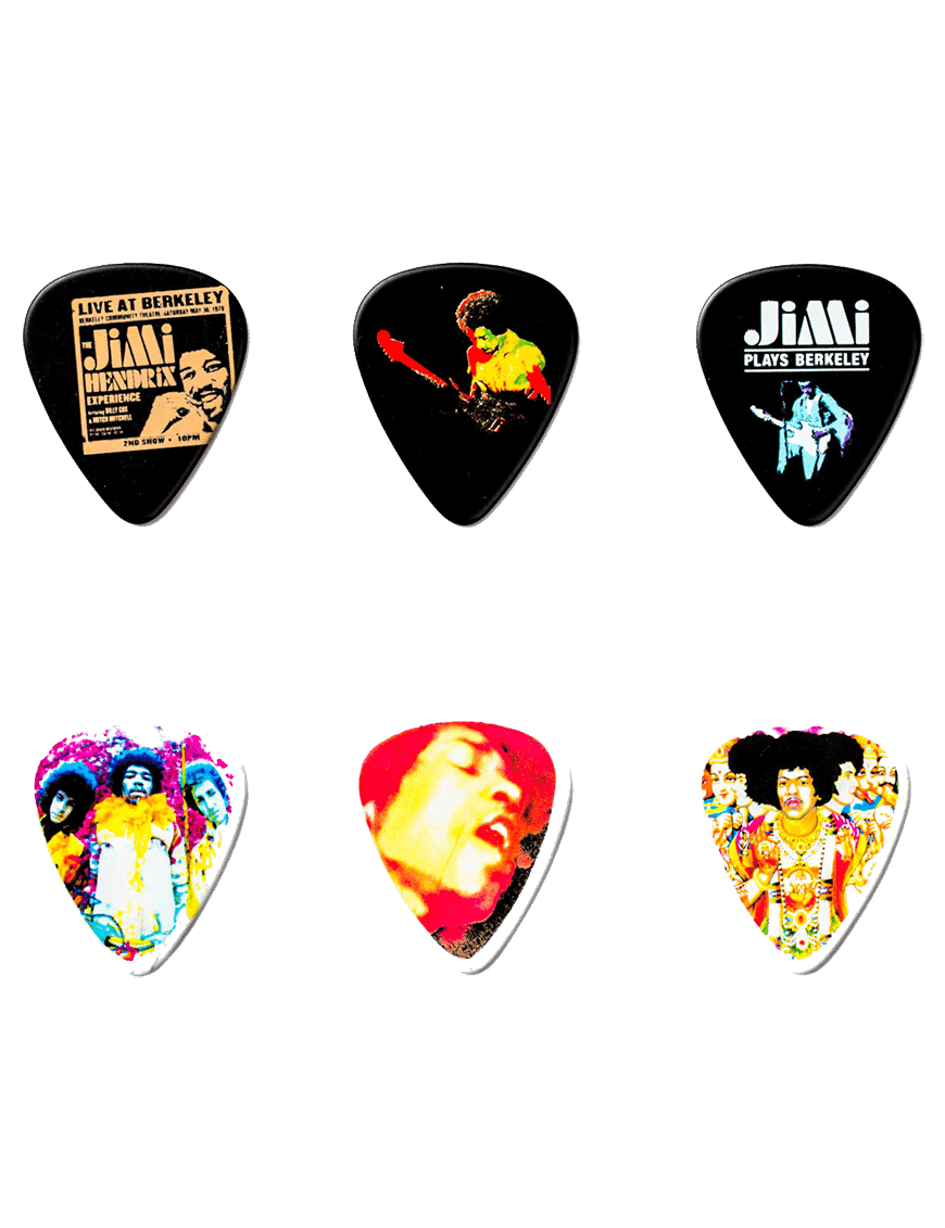 Dunlop Jimi Hendrix™ Uñetas Electric Ladyland Calibre: Heavy