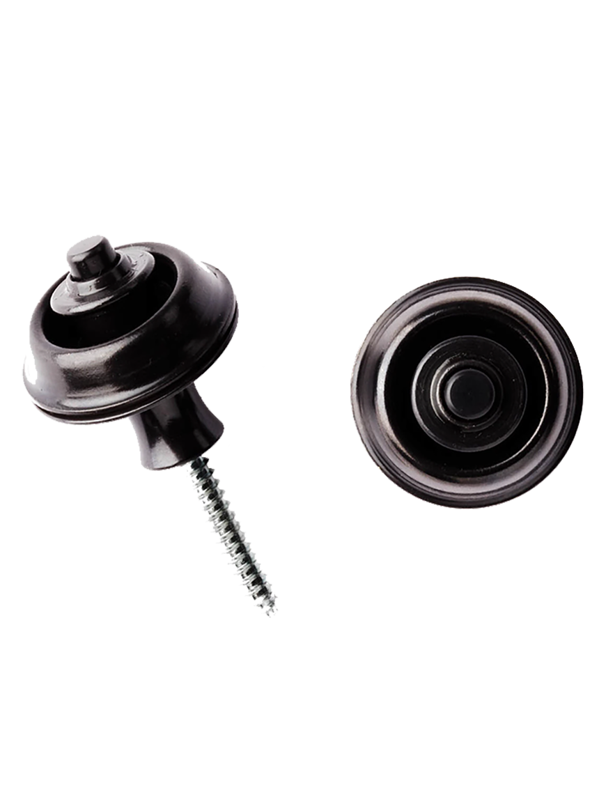 Dunlop® SLS1103BK Seguro Correa Straplok® Original Black Oxide