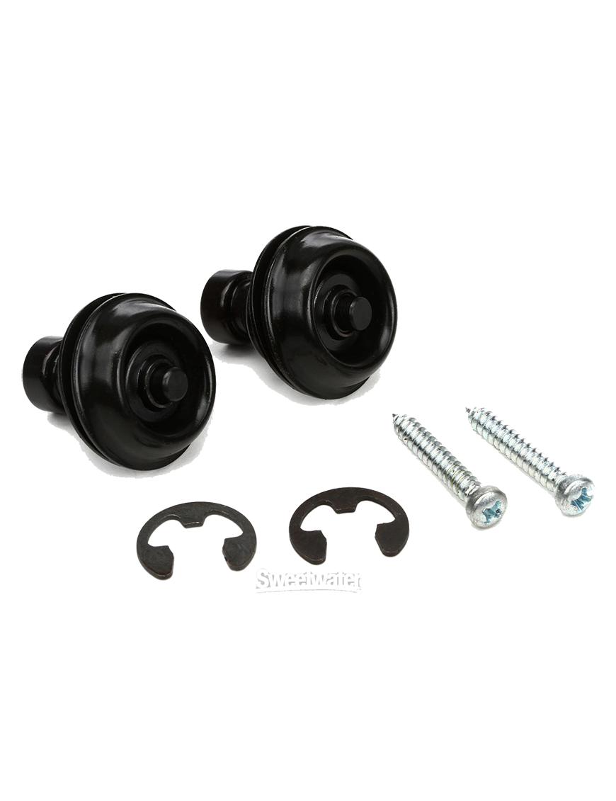 Dunlop® SLS1503BK Seguro Correa Straplok® Tradicional Black Oxide