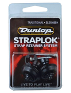 Dunlop® SLS1503BK Seguro Correa Straplok® Tradicional Black Oxide