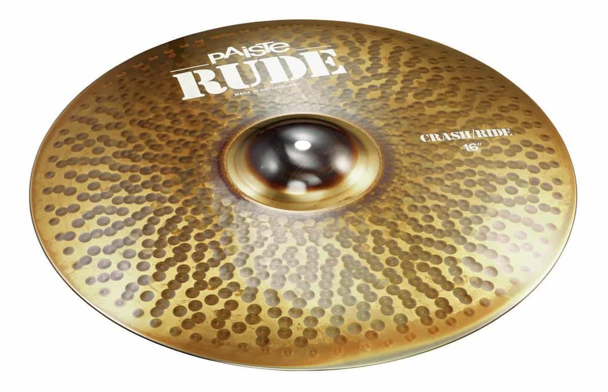 Paiste Platillo Crash Ride 16" Serie Rude