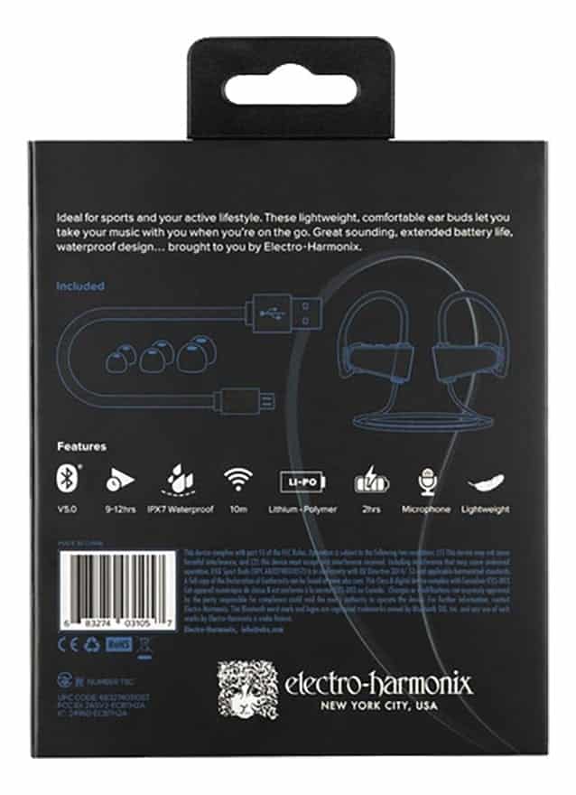 Electroharmonix Audífonos Inalámbricos Bluetooth Sport Buds