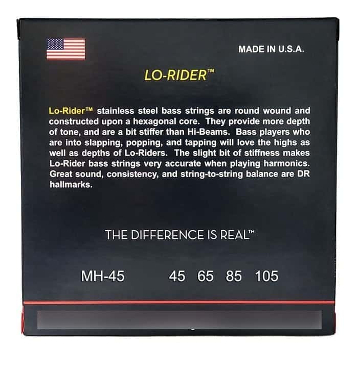 Dr Cuerdas De Bajo Mh-45-105  Lo-Rider Medium