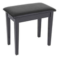 Kinsman Banqueta Para Piano Negro Con Almacenamiento
