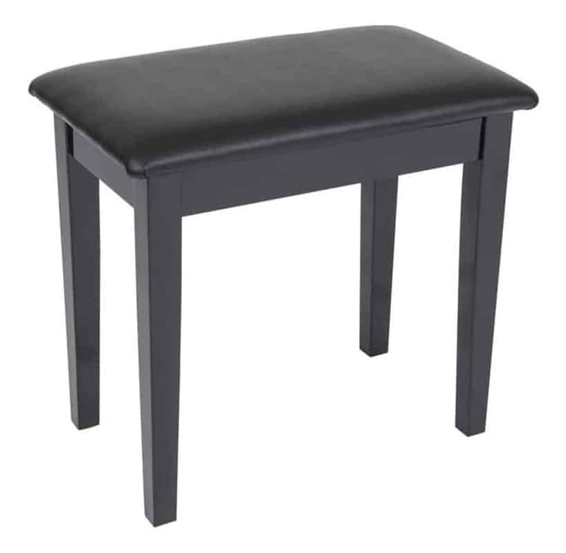 Kinsman Banqueta Para Piano Negro Con Almacenamiento