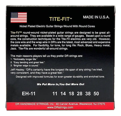 Cuerdas Guitarra Eléctrica Dr Eh-11-50 Tite Fit Heavy