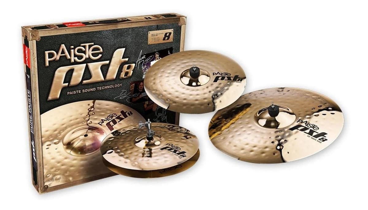Paiste Platillo Hi-Hat 14, Crash 16, Ride 20 Serie Pst8