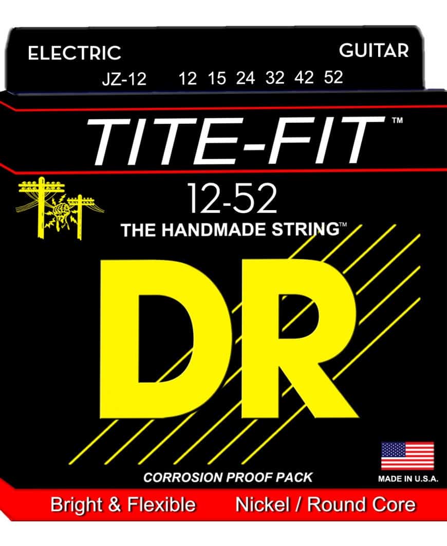 Cuerdas Guitarra Electrica Dr Jz-12-52 Tite Fit Jazz
