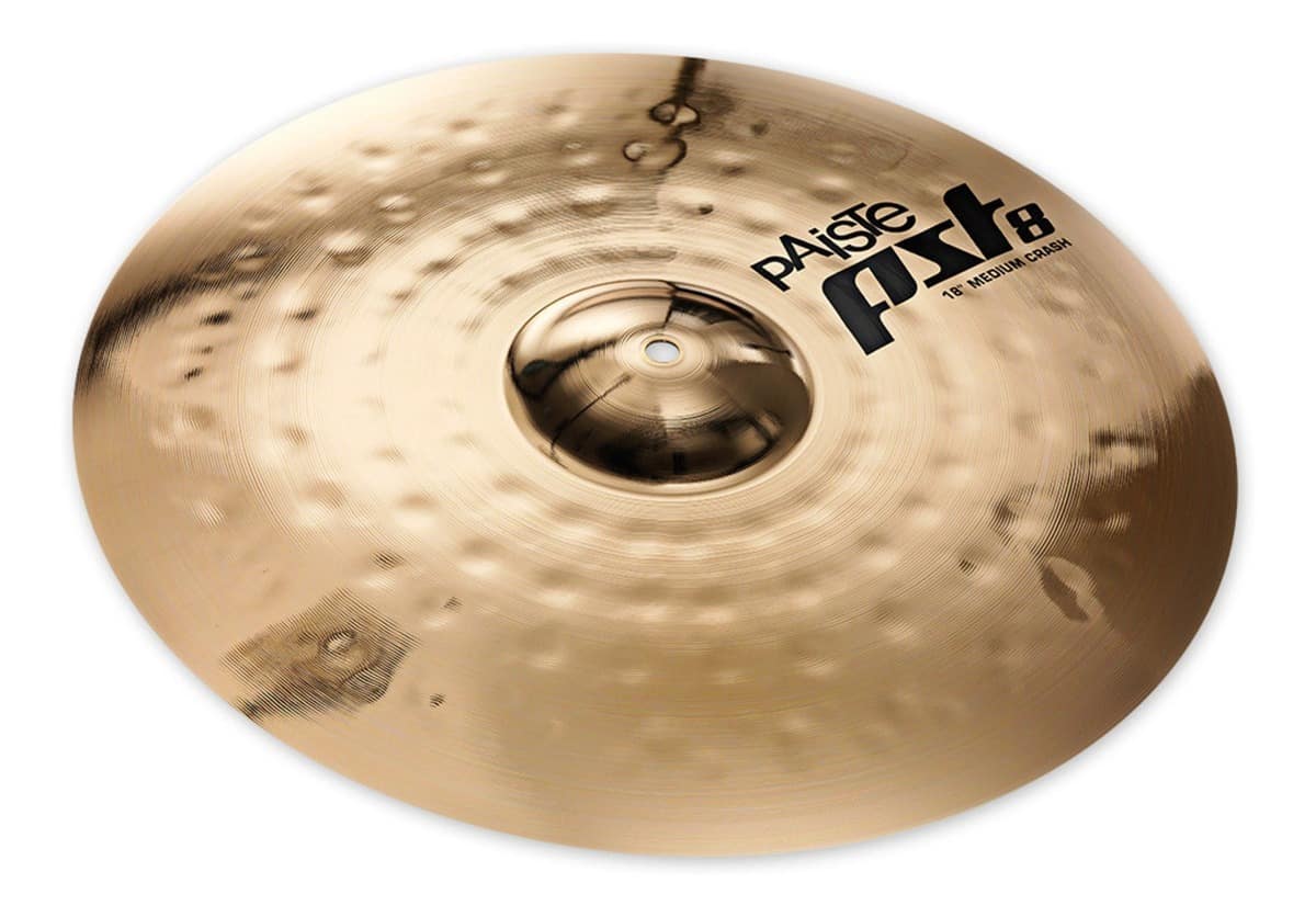 Paiste Platillo Medium Crash 18" Serie Pst8 Reflector