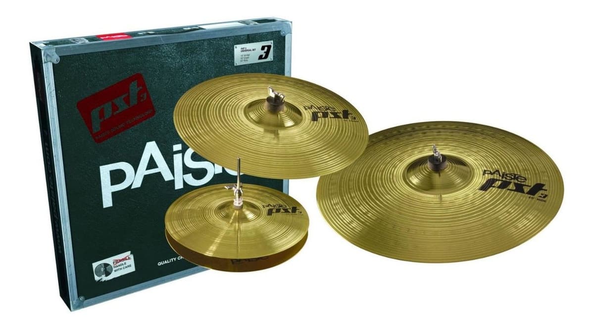 Paiste Set Hi-Hat 14, Crash 16, Ride 20 Serie Pst3