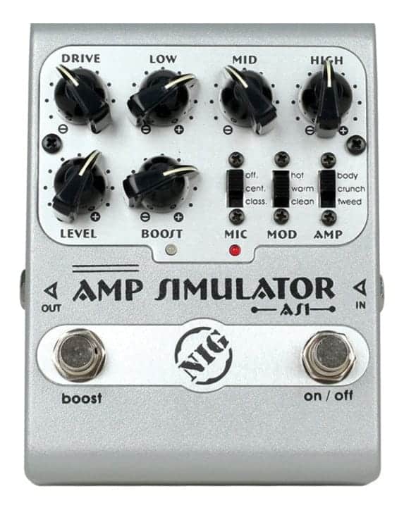 Nig Efecto Guitarra Eléctrica  As1 Amp Simulator