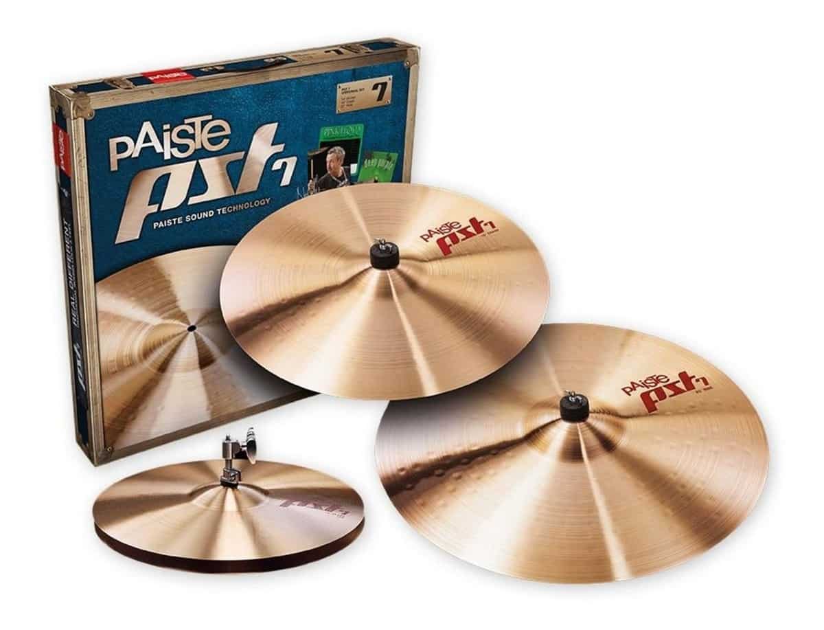 Paiste Platillo Hi-Hat 14, Crash 16, Ride 20 Serie Pst7